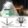 LED Solar Street Light Outdoor Dusk-to-Dawn Garden Security Lamp+Remote
