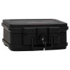 Safe Box Black 15"x12.8"x6.5" Polypropylene