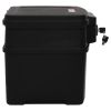 Safe Box Black 17.3"x14.6"x13.4" Polypropylene