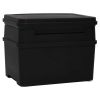 Safe Box Black 17.3"x14.6"x13.4" Polypropylene