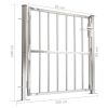 Garden Gate 39.4"x39.4" Stainless Steel