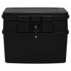 Safe Box Black 17.3"x14.6"x13.4" Polypropylene