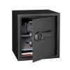Oversized safe with electronic lock; spare key; 1 tier black safe model 36SAQ