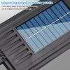 LED Solar Street Light Outdoor Dusk-to-Dawn Garden Security Lamp+Remote