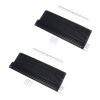 24x4 Ft Outdoor Pool Fence With Section Kit; Removable Mesh Barrier; For Inground Pools; Garden And Patio; Black