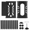 Anti Theft Video Doorbell Door Mount No-Drill Doorbell Holder Doorbell Mounting Bracket Fit for Most Doorbell Camera Accessories