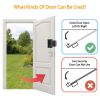 Anti Theft Video Doorbell Door Mount No-Drill Doorbell Holder Doorbell Mounting Bracket Fit for Most Doorbell Camera Accessories