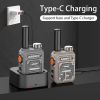 ABBREE AR-63 UHF Walkie Talkie Wireless Copy Frequency Powerful Receiver Scanner Frequency Long Range Two Way Radio