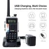 BaoFeng UV-S9 Plus Walkie Talkie Tri-Band 10W Powerful 10W CB Radio Transceiver VHF UHF 10W 10km Long Range up of uv-5r Portable Radio 2xAntenna